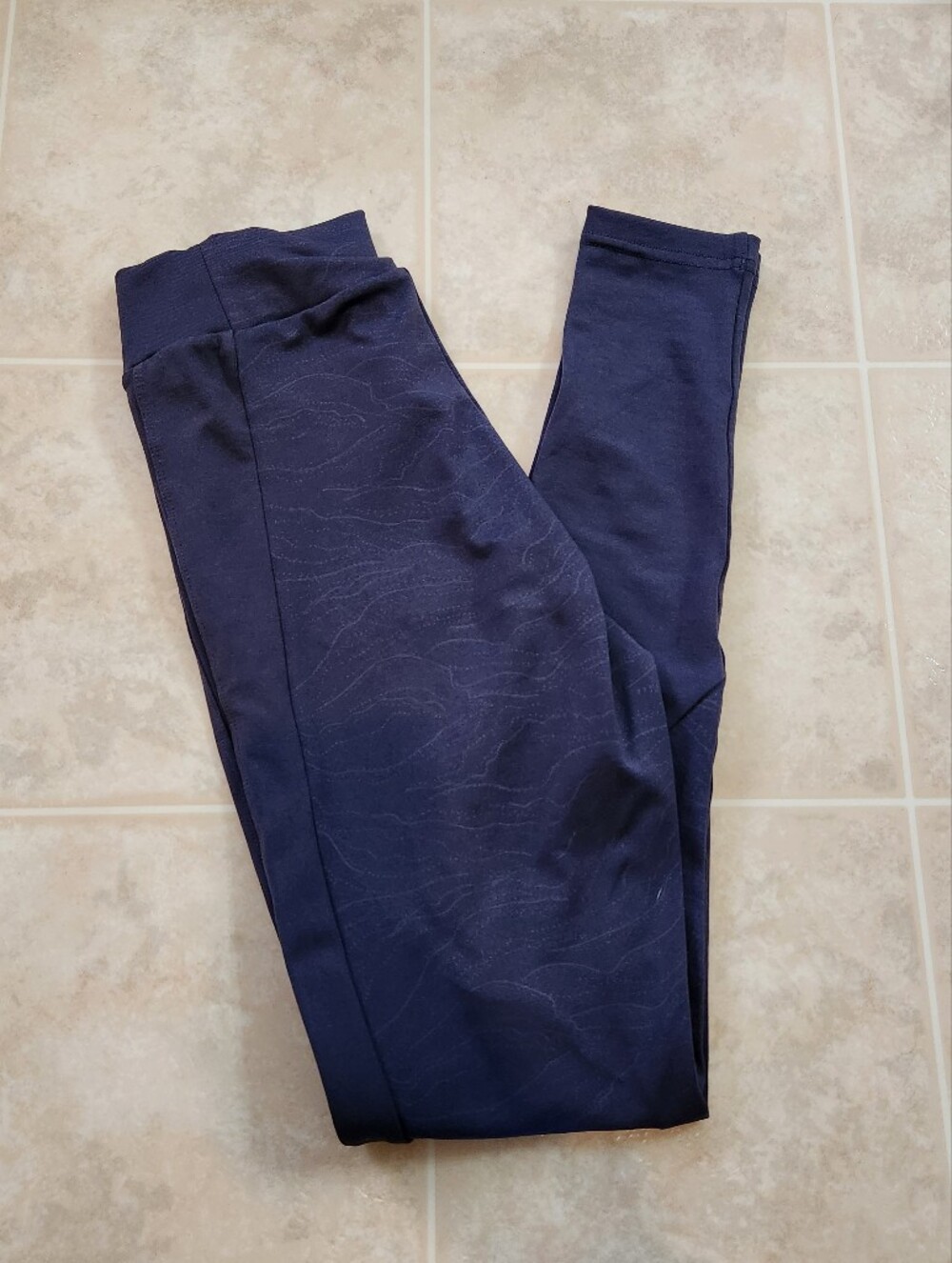 Gymshark Blue Patterned Leggings
